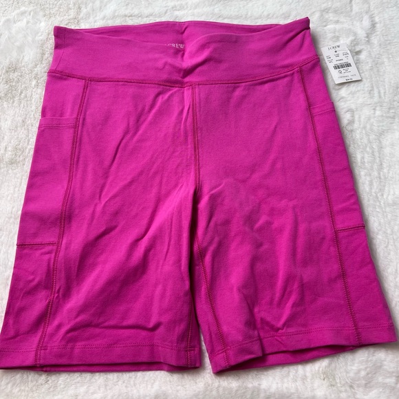 SOLD - J. Crew Bike Short Pink Cotton Size Large - Picture 7 of 12